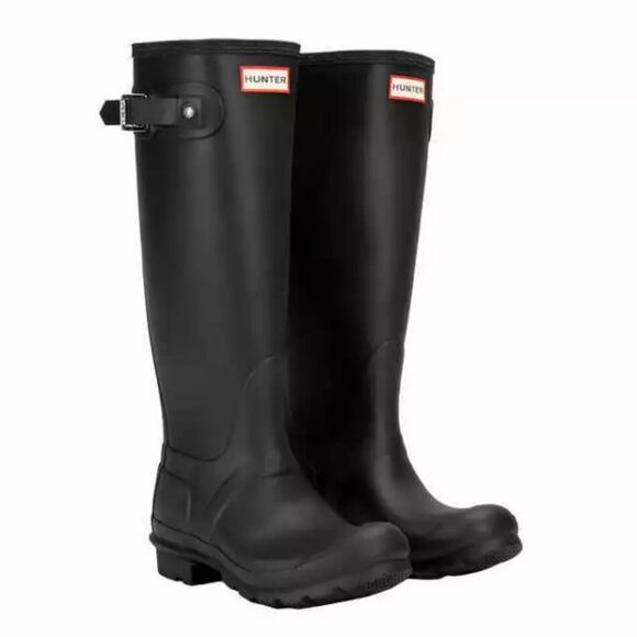 Hunter WFT1000RMA Women's Rain Boots, Sizes- Black - Picture 1 of 1